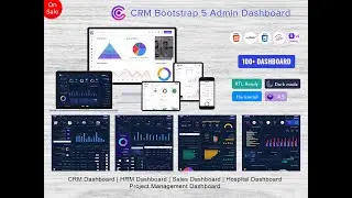 Bootstrap 5 Admin Template with Responsive Dashboard UI Kit- CRMi