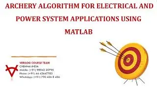 ARCHERY ALGORITHM FOR ELECTRICAL AND POWER SYSTEM APPLICATIONS USING MATLAB