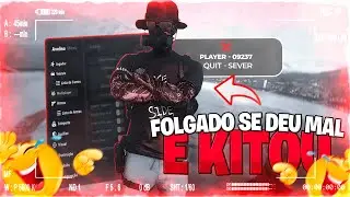 FOLGADO TENTOU ME ENGANAR E FIZ ELE QUITAR DO SERVIDOR COM MOD MENU GTA RP