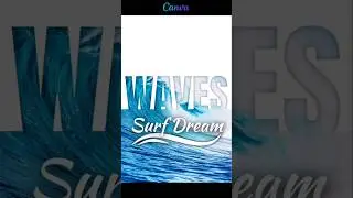 Text Mask Effect in Canva &ndash; Easy & Creative Design Hack! #shorts