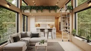 Urban Tiny Living Solutions: Compact Designs with Balcony and Indoor Gardens