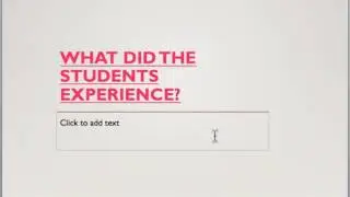 Week 6 PBL/Inquiry based learning