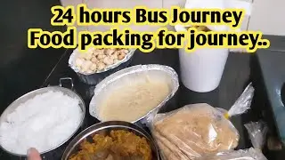 24 hour Bus Journey Food items packing//మొత్తానికి ఊరు ప్రయాణం మొదలు💃//@Sumanjalisgallery