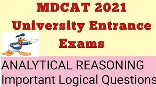 MDCAT || MCAT  25 || Analytical and logical reasoning |Logical Puzzle 25 || Amazing Math Puzzle