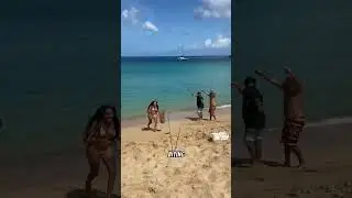 Hawaii fishing frenzy!  Catching Omilu