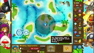 BTD5 Random Mission #156 - 20 Ceramic Bloons on the Wall