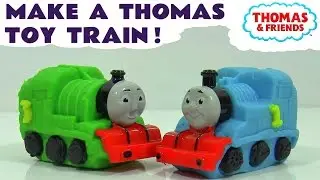 How to Make Thomas & Friends Toy Trains with Dough