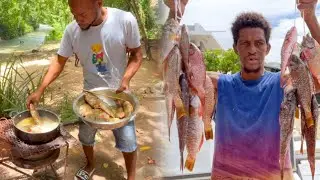 Bring Roast Breadfruit & Escovitch Fish With Me To America || Subscribe Happy To See Me!