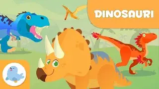 DINOSAURI per bambini |🦖 Impara i DINOSAURI 🦕| Gioco di memoria | Dov'è il dinosauro?