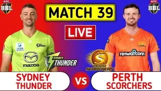 Perth Scorchers vs Hobart Hurricanes LIVE | BBL 2025 Match Today | PS vs HH