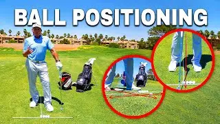Where To Put The Golf Ball in your Stance. The perfect golf ball position.