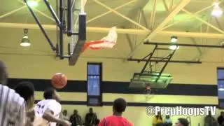 Darius Bean 2013 Chandler Park dunks a reverse lob pass from Derrick Walton Jr.