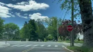 USA Road Drive in Spring