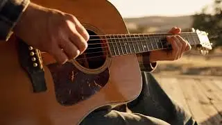 Cedar Ridge Roads and Gentle Guitar Strings 🌾 Light Country Guitar Mix for Peaceful Souls