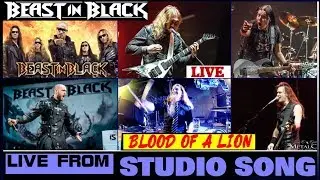 BEAST IN BLACK - Blood of a lion - Live from studio song - HD1080P