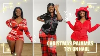 SHEIN CHRISTMAS PAJAMAS TRY ON HAUL | Part 3