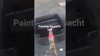 painting the yacht hull#yachts #paintingideas #boats #pov #yachtieworld