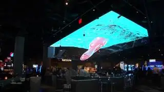 Vegas SLS Hotel Display above Bar