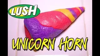 LUSH - UNICORN HORN Bubble Bar - Valentine's Day 2018 edition DEMO & REVIEW