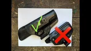 #6 - Coldre Kydex ou couro? - Comparativo