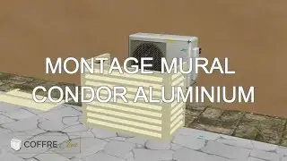 Montage Mural - Caches Climatiseurs Alu COFFRE CLIM