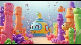 Under the Sea &mdash; The Little Submarine Song 🌊 | Fun Baby Songs & Nursery Rhymes for Kids | submarine