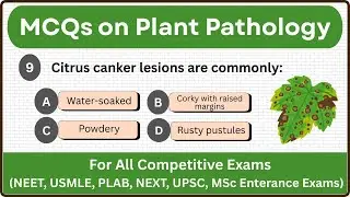 Top 25+ Mcqs on plant pathology || Most important Plant pathology mcqs