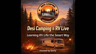 Desi Camping & RV Live: Learning RV Life the Smart Way Emily Hosts While Dennis Recovers