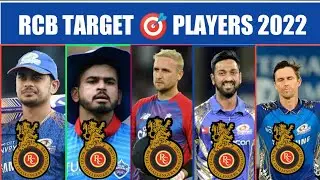 RCB will target these players in IPL 2022 Mega Auction || RCB target players 2022