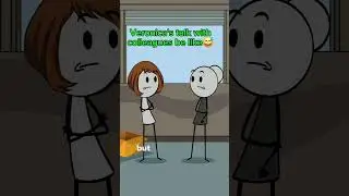 Veronica accepts birthday invite #veronika #fyp #usa #UK #worklife #animation #viralvideo #relatable