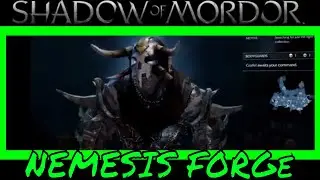 SHADOW OF MORDOR - Nemesis Forge - Forging my Follower Ep. 3