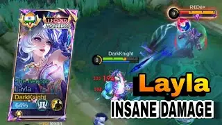 Layla New ONE-HIT Build and Emblem (100% BROKEN Build)