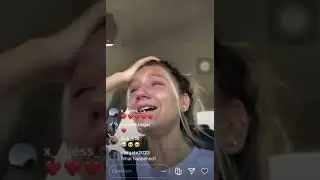 Mads Lewis cries on instagram live over Jaden Hossler breakup