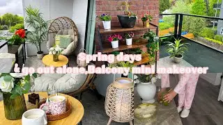 Solo Spring Day 🌸& 🌸Balcony Mini Makeover | Peaceful Reset Vlog