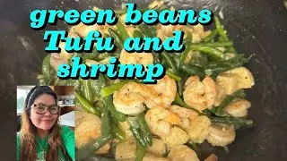 Vlog 🇺🇸 green beans | tofu | and shrimp @mommydorievlogs0322