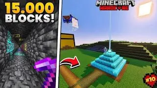 I mined for 24 hours to build this diamond beacon!. 1.21 Minecraft pe hardcore ep10 (hind)