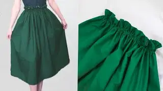 Long Skirt Ep. 5: DIY Gathered Paperbag Skirt | Sonella Go