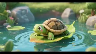 Turtle&rsquo;s Floating Leaf Adventure | Nursery Rhymes & Kids Songs