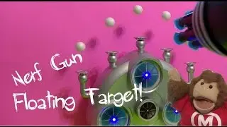 Nerf Gun Floating Target!!! | Gun Safety For Kids | Fun Children's Games!