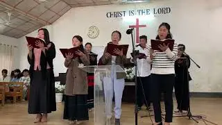 (Draw Me Nearer.) lungwiram choir sunday service #song by zeliang version 