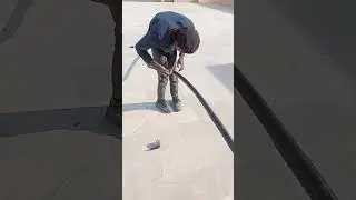 Copper pipe raping || copper pipe insulation || copper pipe rolling#shorts