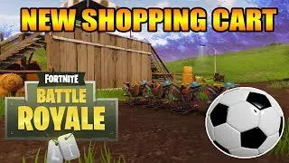 *NEW* PLAYING SOCCER WITH SHOPPING CARTS | Fortnite Battle Royale