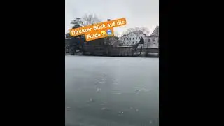 Von der Ferienwohnung direkt an das Fuldaufer mit wenigen Schritten 😁