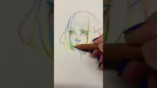 Drawing with a Rainbow🌈 Pencil!