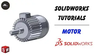 Design a Motor in Solidworks | Solidworks Tutorial 2024 | Mechanical dot com