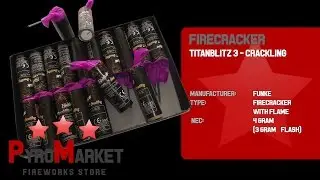 Funke Titanblitz 3 Crackling - Titan B&ouml;ller mit Vorbrenner Crackling Firecracker Crackling / CE F3