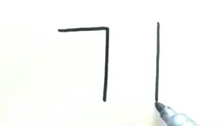 How to draw Beautiful Bird From Number 71| Parrot Drawing Easy | Flying Parrot Drawing /Bird Drawing