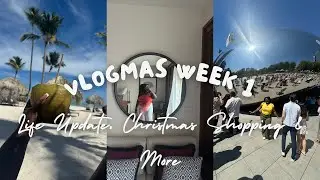 VLOGMAS WEEK 1: Life Update, Trips Recap, Christmas Shopping & More | E's World