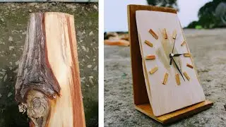 Wood Clocks Handmade😍|Easy Wood Wall Clock Ideas|Arjunarts &Craft|Part-2|Diy Wood Wall Clocks