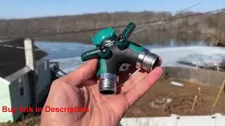 2WAYZ- Hose splitter, Two way heavy duty, Garden faucet, Hose y splitter, Voice Technology, Amazon